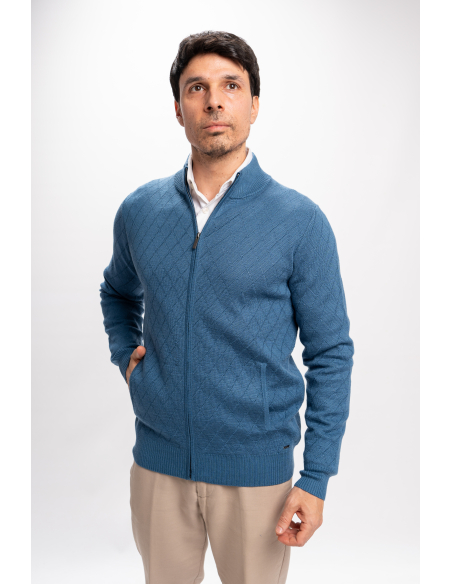 CHAQUETA RELIEVES ROMBOS