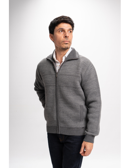 CHAQUETA JACQUARD PICADO