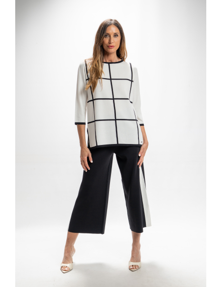 SUÉTER CAJA INTARSIA CUADROS