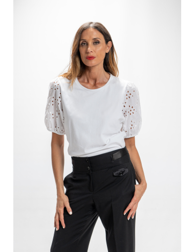 CAMISETA MANGA BLONDA