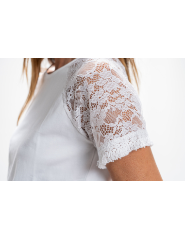 CAMISETA MANGA FLECOS