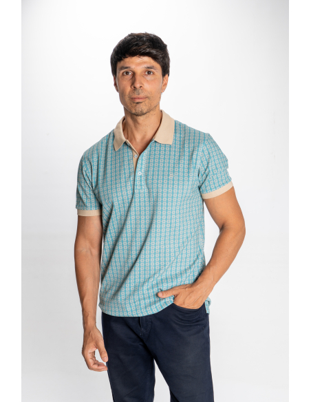 POLO PIQUÉ ESTAMPADO