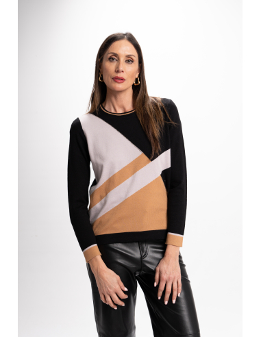 SUÉTER INTARSIA TACHAS