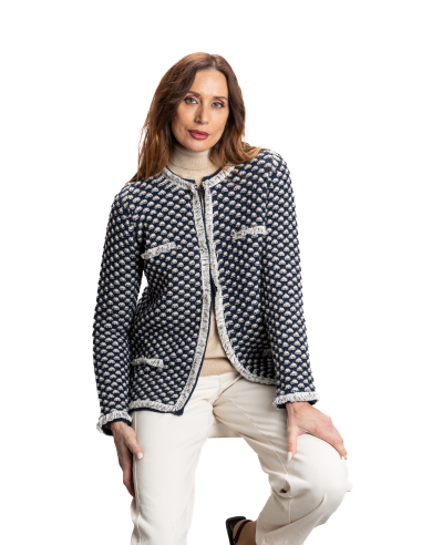 CHAQUETA JACQUARD FLECOS