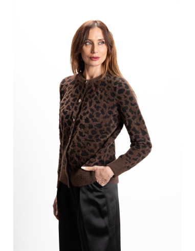 CHAQUETA JACQUARD ANIMAL PELUCHE
