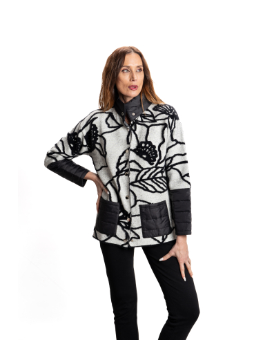 CHAQUETA JACQUARD COMBINADO GUATA
