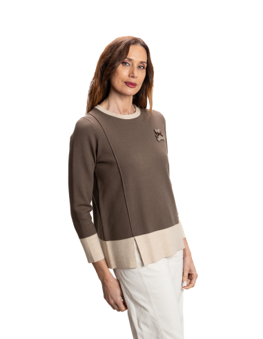 SUÉTER CUELLO CAJA MICROJACQUARD