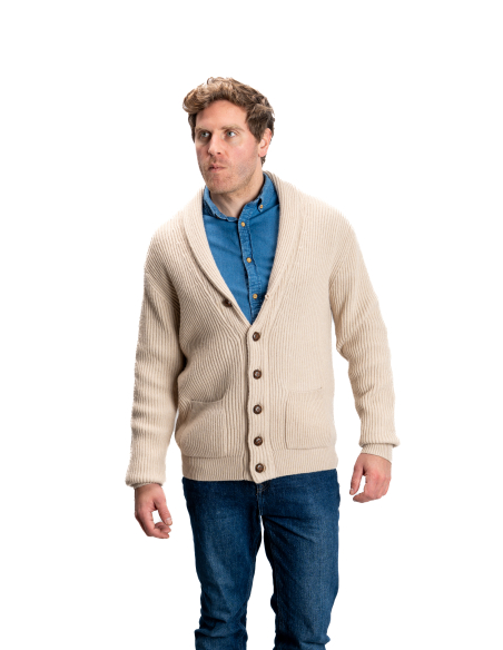 CHAQUETA SMOCKING PUNTO PERLADO