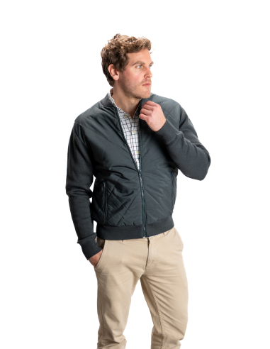 CHAQUETA COMBINADA GUATA ROMBOS